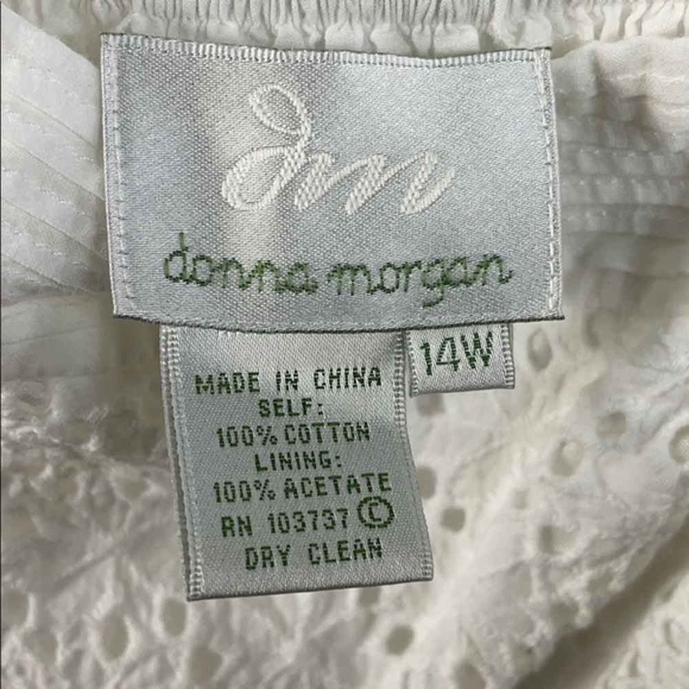 Donna Morgan Women's Lace Dress Size 14W - Picture 4 of 4